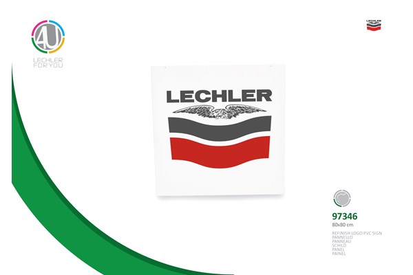 Refinish Logo PVC Sign 80 x 80 cm