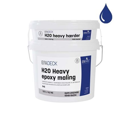 Efadeck H2O Heavy Epoxy Farbe Grau