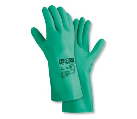 60-780 Nitrilhandschuhe, Grün, Lang, Chemical Protection Gloves