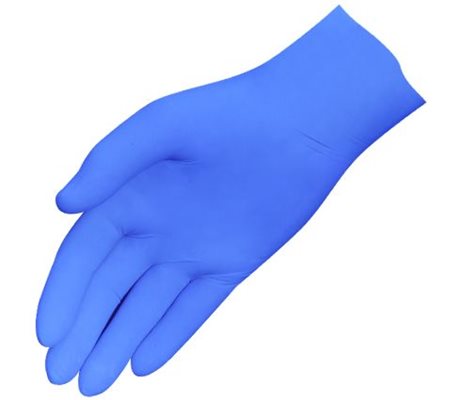 Nitril Einweghandschuhe - Violett Blau