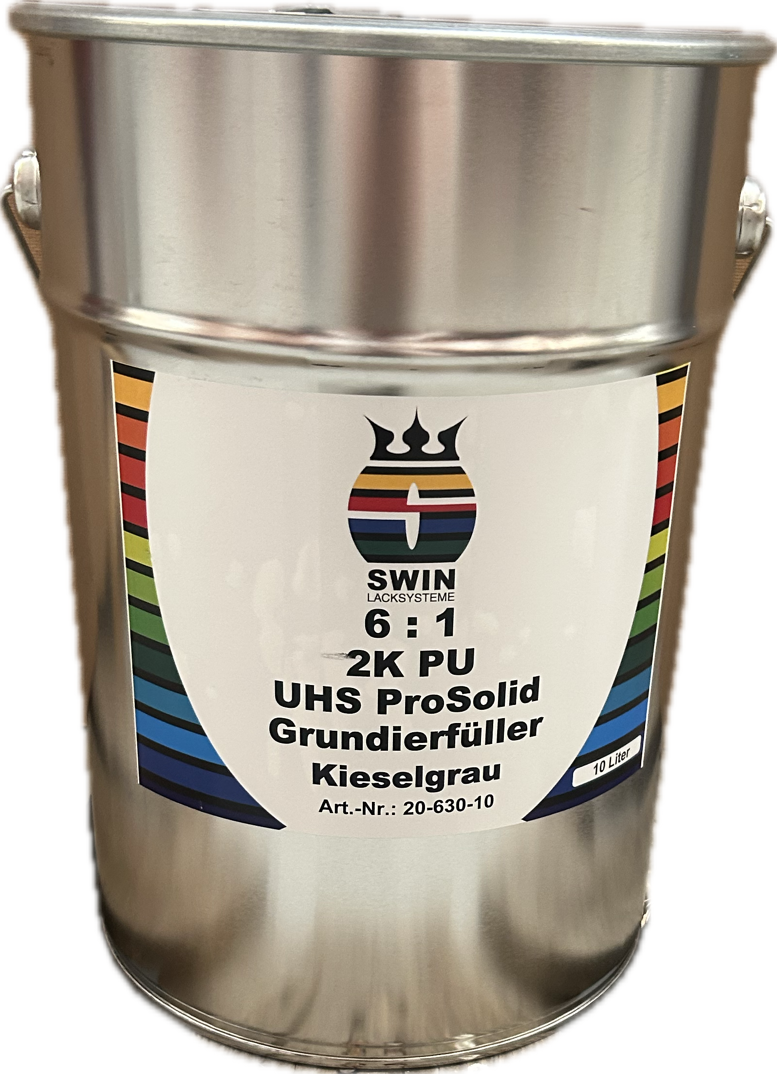 6:1 2K PU UHS ProSolid Lysegrå Grundfylder