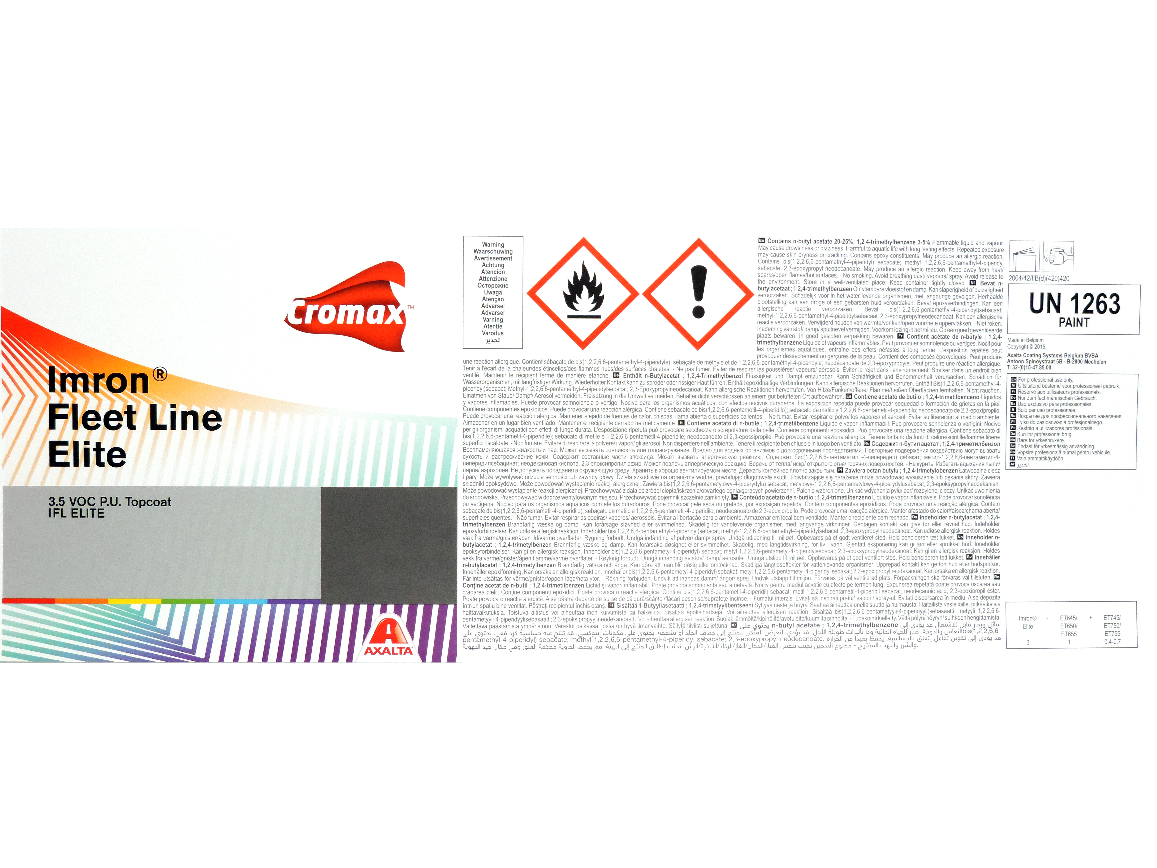 Imron Elite Etikett