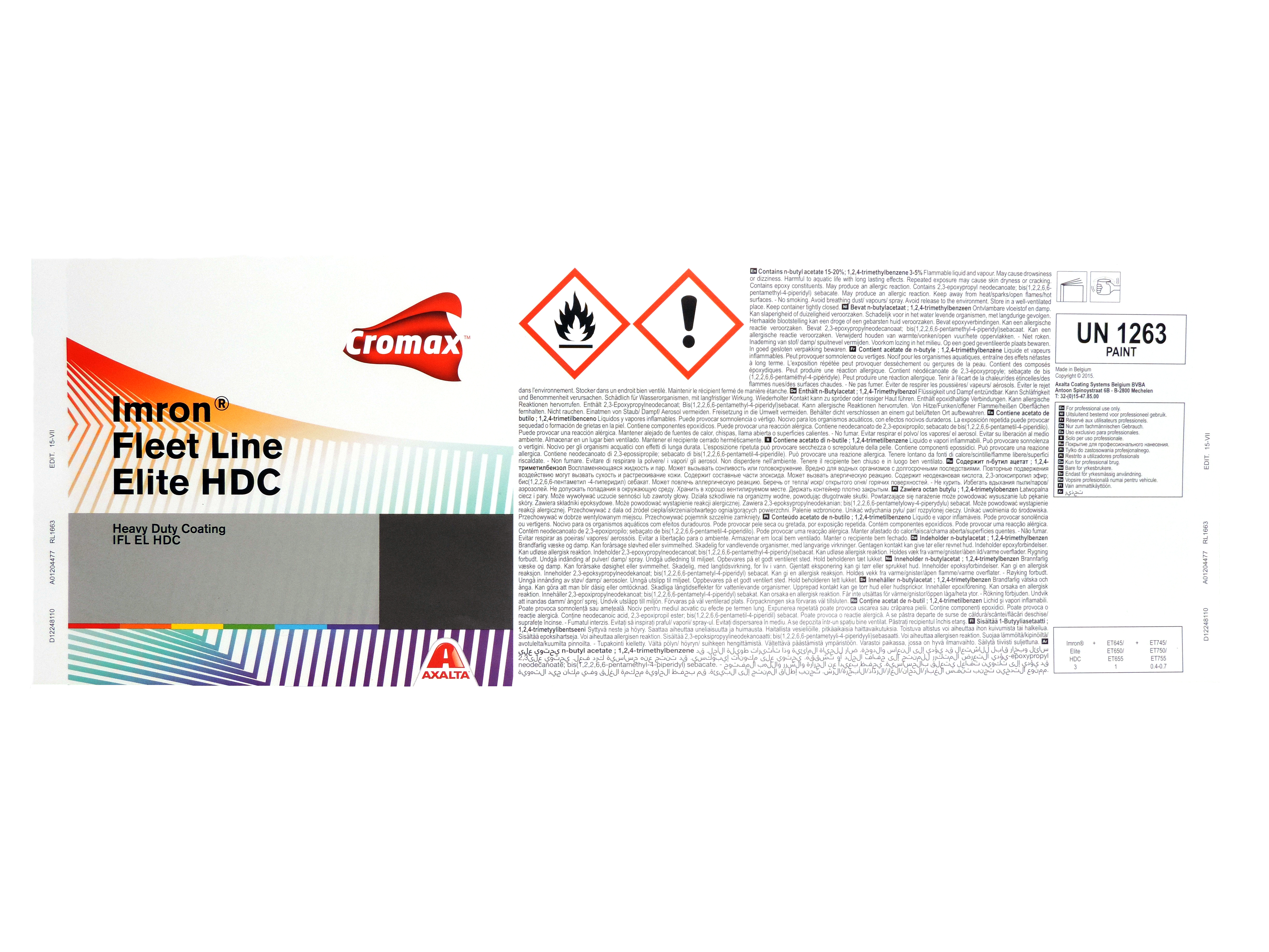 Imron El Hfc Etikett